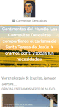 Mobile Screenshot of carmelitasdescalzas.net
